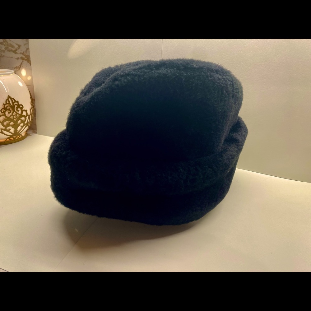 Vintage Neiman Marcus Men’s Hat Dyed Mouton Lamb Made USA
